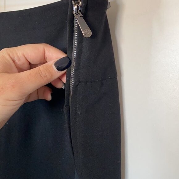 Vince Camuto dress pants wide leg side zip black career special event sz 10 - Picture 7 of 8